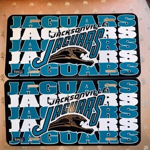 Jacksonville Jaguars NFL license plate / booster plate